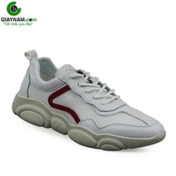 Giày thể thao nam màu trắng nhập khẩu; BD91307T